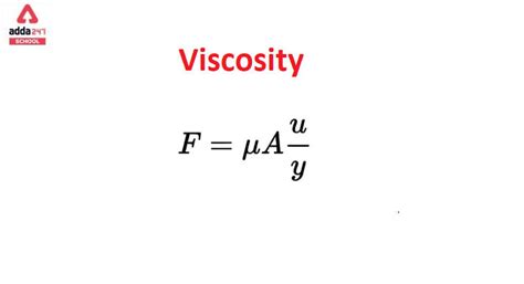 Viscosity Formula, Symbol, Viscosity of Water Meaning, Unit