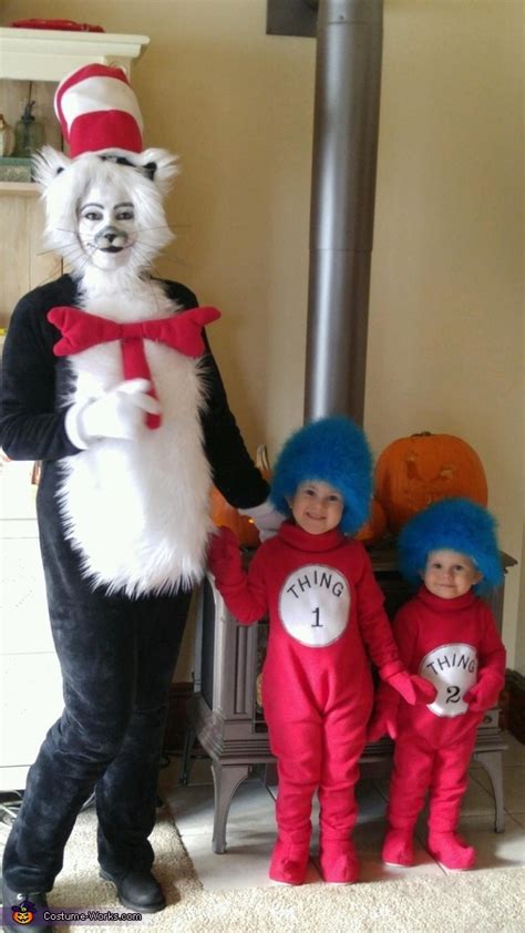 DIY Cat in the Hat Family Costume | Step by Step Guide