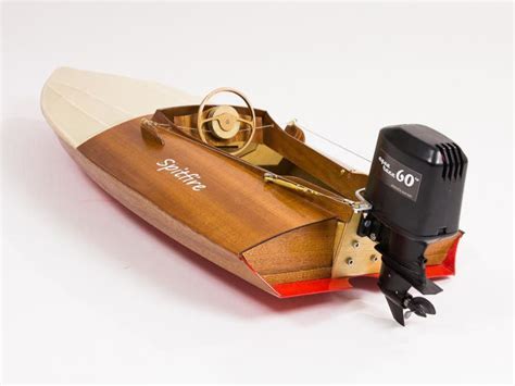 Aeronaut Spitfire Vintage Outboard Racing Boat Model Boat Kit ...