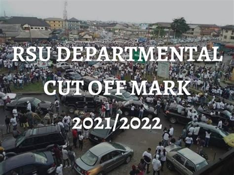 River State University Departmental Cut Off Mark 2021/2022 - RSU Admission Guide