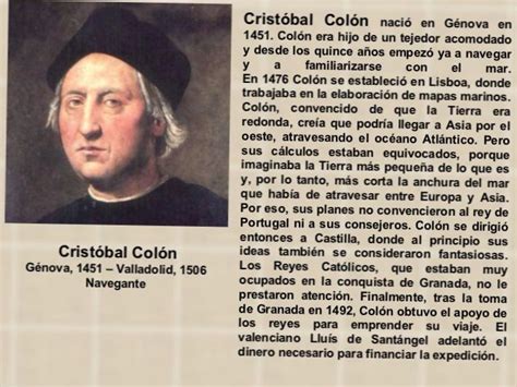 RESUMEN DE HISTORIA.COM: BIOGRAFÍA DE CRISTÓBAL COLÓN (RESUMEN)