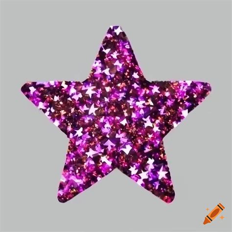 White background with a sparkling star on Craiyon