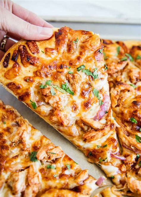 EASY BBQ Chicken Pizza Recipe - I Heart Naptime