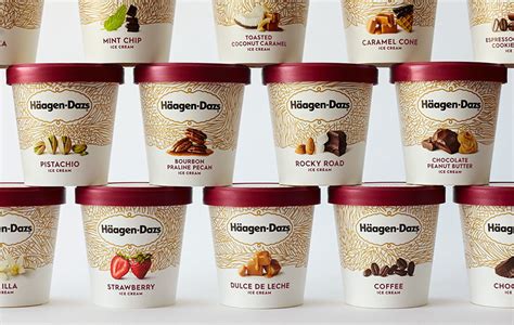 Häagen-Dazs' Updated Packaging Now Features a Tapestry of Flavor | Dieline - Design, Branding ...