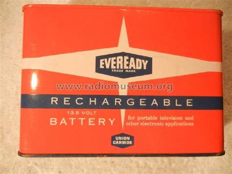 Rechargeable Battery for Portable Power-S Eveready Ever Ready, |Radiomuseum.org