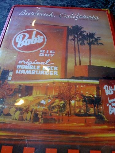 Bob's Big Boy menu | My aunt tried to buy this for me but th… | Flickr