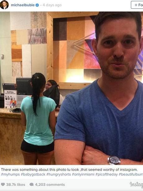 Michael Buble Apology for the Instagram photo of the Young Woman's Butt - Gossip ERA Real News