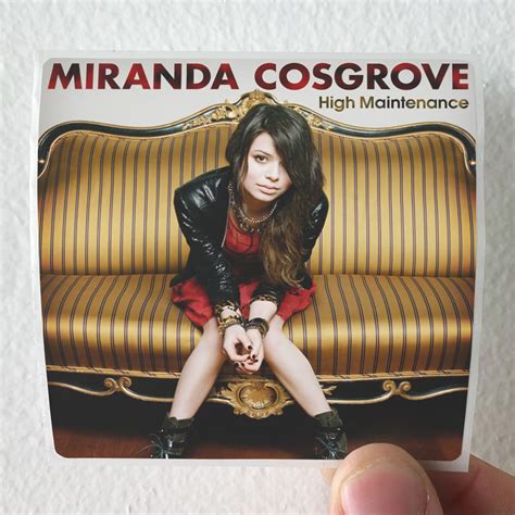 Miranda Cosgrove High Maintenance Album Cover Sticker