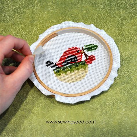 Sewingseed: Framing your needlework in a hoop