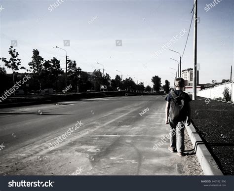 Young Boy Walking Home Alone School Stock Photo 1401821990 | Shutterstock