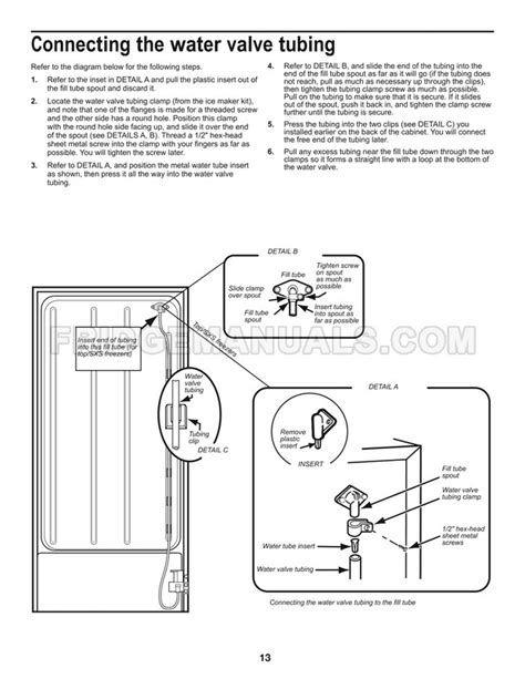 Maytag MRT311FFFZ Top Freezer Refrigerator Ice Maker Installation Guide