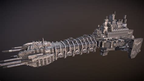 Warhammer 40k Battle Barge - Download Free 3D model by taumich [f5496c1] - Sketchfab