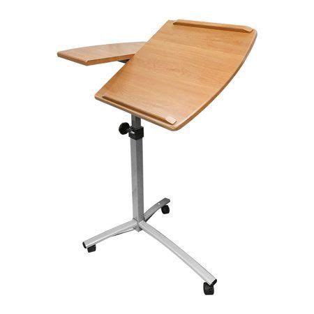 26-40'' Adjustable Angle & Height Rolling Laptop Desk Cart Hospital Table Stand - Walmart.com ...