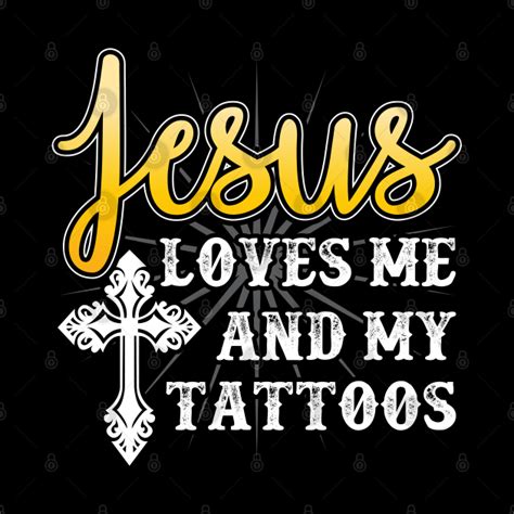 Jesus Loves Me And My Tattoos Tattoo Artist Inked Skin - Tattoo - Mug ...