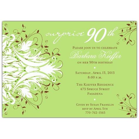 90th Birthday Invitations Ideas Invitations Resume Ex - vrogue.co