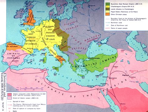 Christendom and Islam (c.800-850 A.D.) – Mapping Globalization