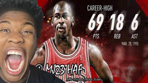 HE WAS UNSTOPPABLE?!? Michael Jordan Career High 69 Points Highlights ...