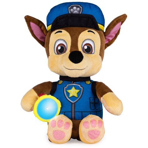 Buy PAW Patrol, Snuggle Up Chase Plush with Flashlight and Sounds, for Kids Aged 3 and Up Online ...