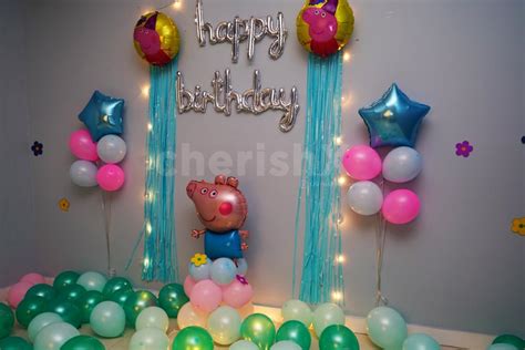 Adorable Peppa Pig Surprise Birthday Decoration for your Kid's Birthday ...