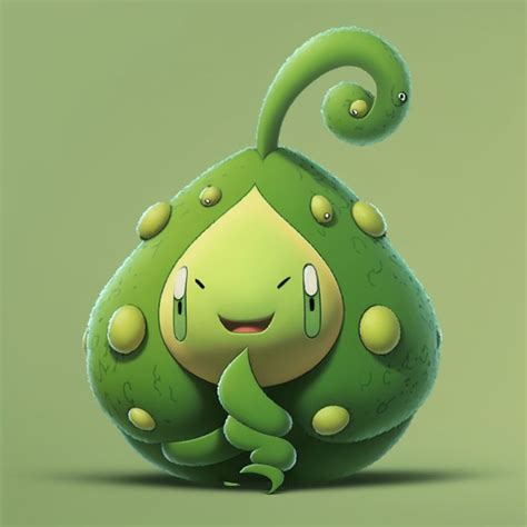 +25 Green Pokemon Explained (3D Images) - Eggradients.com