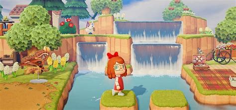 25 Waterfall Design Ideas For Animal Crossing: New Horizons Inspiration ...