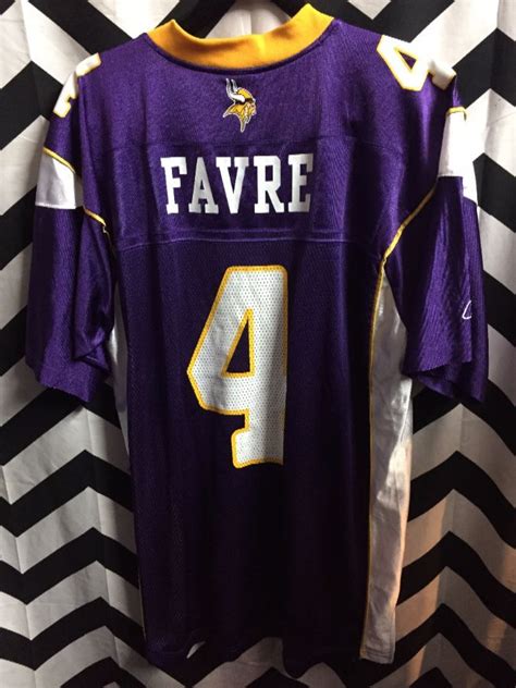 Nfl Minnesota Vikings Football Jersey #4 Favre | Boardwalk Vintage