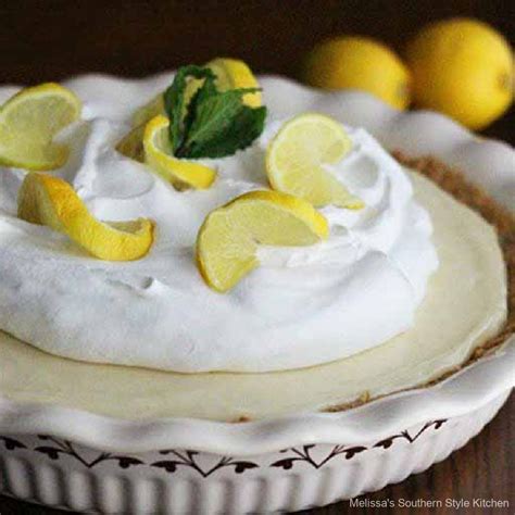 Lemon Ice Box Pie - melissassouthernstylekitchen.com