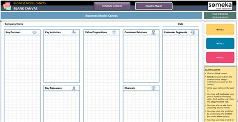 Business Model Canvas Excel Template Lean Canvas Dashboard Porn Sex ...