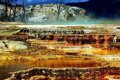 Mammoth Terrace - Yellowstone Photograph by Ellen Heaverlo