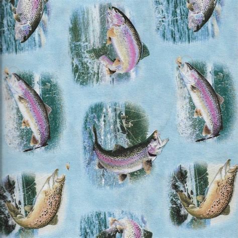 Fishing Fabric - Etsy