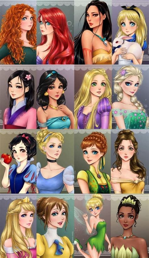 Princesse Disney version manga - #Disney #manga #Princesse #version - Mara E. | Disney version ...