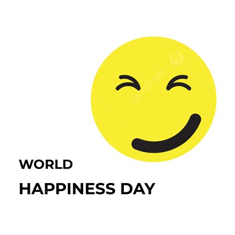 World Happy Day Vector Hd PNG Images, World Happiness Day Cute Logo, Cute Happiness, Happiness ...