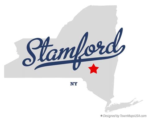 Map of Stamford, NY, New York