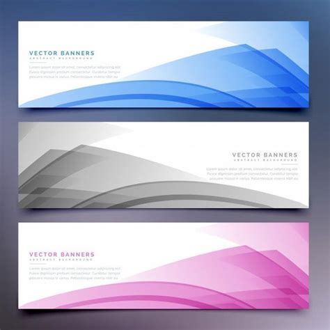 Download Banners With Abstract Shapes And Transparencies for free ...