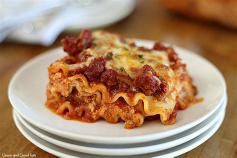 Creamy Lasagna Without Ricotta Cheese - Grace and Good Eats