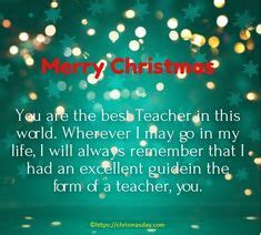 12 Best Christmas Card Message Ideas For Teachers | christmas card ...