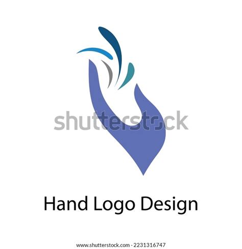 Hand Vector Logo Graphic Design Stock Vector (Royalty Free) 2231316747 ...