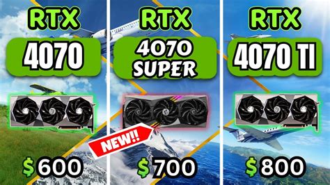 RTX 4070 vs 4070 SUPER vs 4070 Ti - TESTED 8 GAMES - YouTube