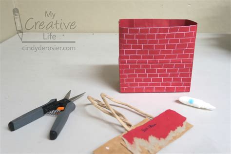 Cindy deRosier: My Creative Life: Santa in the Chimney Craft