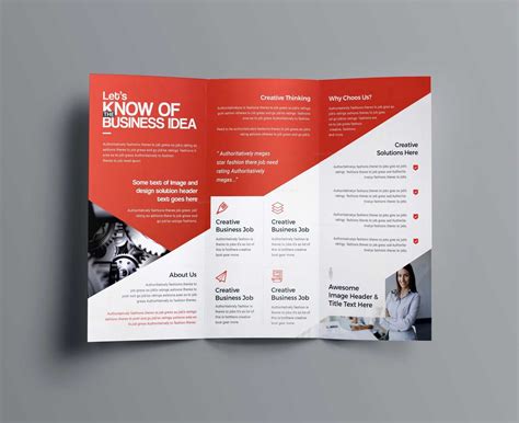 Indesign Bi Fold Brochure Template Free A4 Bifold Download Inside Two ...