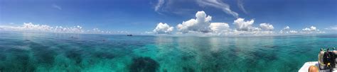 Panoramic View: Florida Keys Above the Water