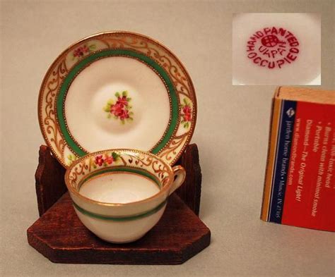 Occupied Japan Collections This miniature cup/saucer set is also made ...