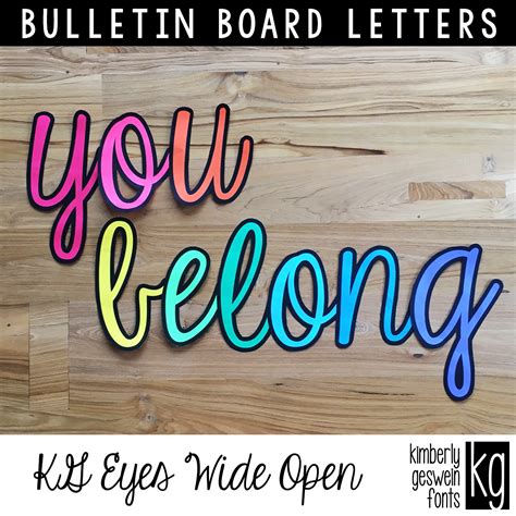 Bulletin Board Letters: KG Eyes Wide Open | Gestion de classe, Salle de classe, Ecole