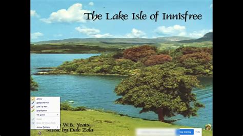 CLASS 7TH ENGLISH CHAPTER - THE LAKE ISLE OF INNISFREE FULL EXPLANATION ...