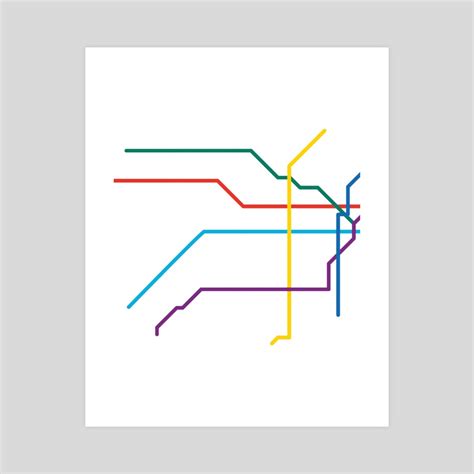 Buenos Aires Subway Map , an art print by Donald NnamdiOsuala - INPRNT