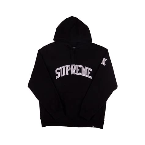 Supreme Black Raiders Hoodie – On The Arm