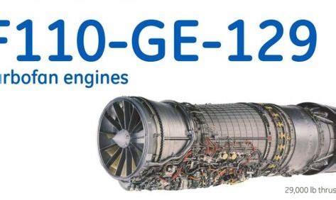 F110-GE-129 turbofan engines | Engineering, Aircraft engine, Fighter aircraft