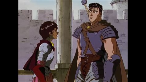 Was rewatching the 90's anime adaptation and Guts face in this scene is just so funny : Berserk