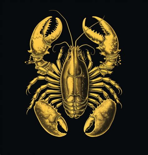 Vector Lobster Art Print Free Stock Photo - Public Domain Pictures