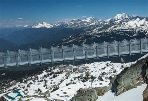 The 427-ft-long mountaintop suspension bridge at Whistler is now open ...